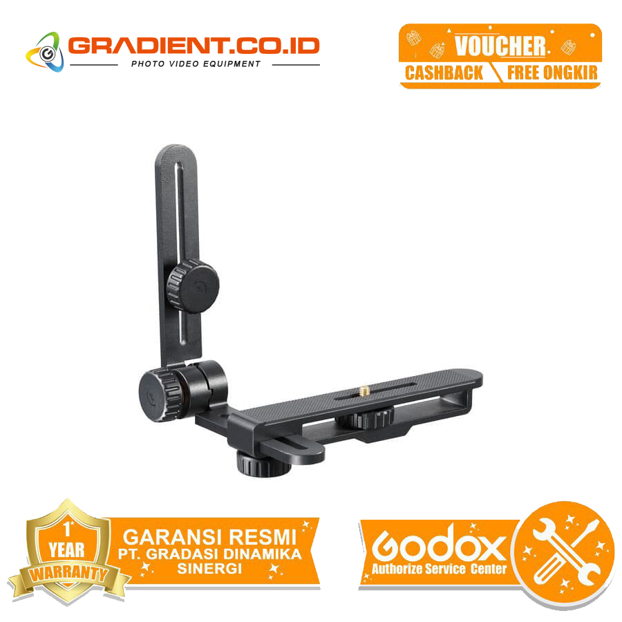 Godox FLB-02 Foldable Bracket for R1200 Ring Flash Head | Gradient.co.id