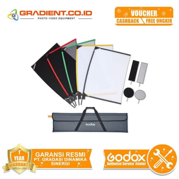 1 Godox SF4560 Scrim Flag Kit 45x60cm