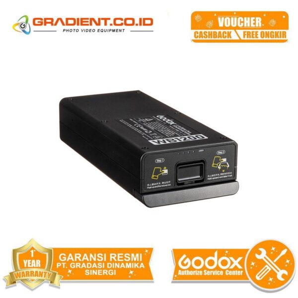 Godox WB1200 Battery AD1200Pro AD1200 Pro Flash Baterai WB 1200