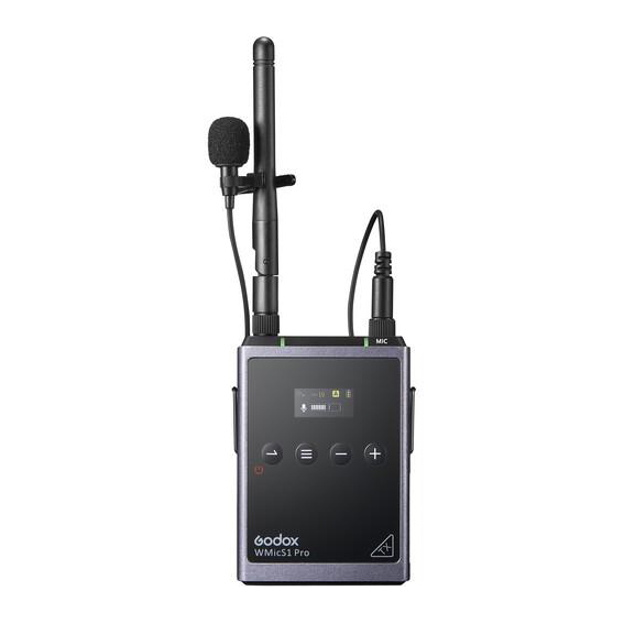 3 Godox WMicS1 Pro Kit 2 UHF Full Metal Dual-Channel Wireless Microphone