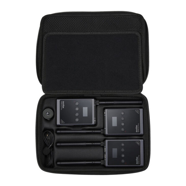 5 Godox WMicS1 Pro Kit 2 UHF Full Metal Dual-Channel Wireless Microphone