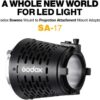 Godox SA-17 Bowens Mount to Projection Attachment Mount Adapter - SA17