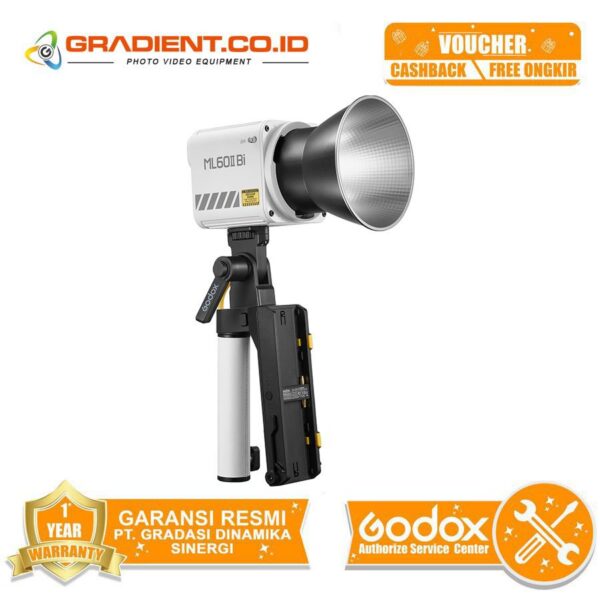 Godox Lighting ML60II Bi Kit1 Bi-Color LED Light + AK-B01 Kit ML60 II Bi