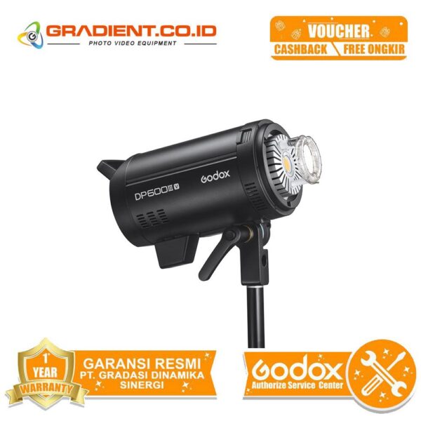 Godox Lighting DP600III-V Studio Flash with LED Modeling Lamp DP-600III V