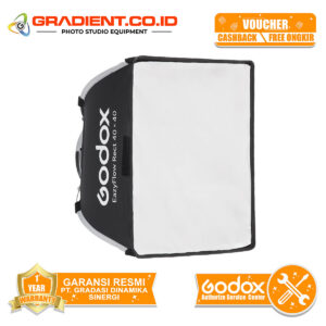EazyFlow Rect 40x40 (1) Godox EazyFlow Rect40x40 Foldable Softbox Rect 40x40